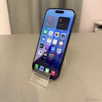 iPhone 16 Pro 128GB black titan, 100% baterie, rok záruka - 4