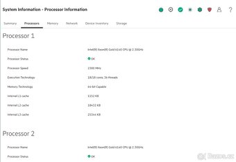 HP ProLiant DL360 G10, 2x Xeon Gold 18C, 128GB RAM, 8x SFF - 4