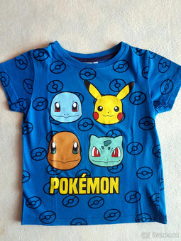 Pokemon Pikachu mikina, mikinka žlutá a tričko, vel.110/116 - 4