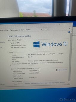 Herní PC- AMD RYZEN 5 2400G/RAM 16GB DDR4/RX 580 8GB/SSD - 4