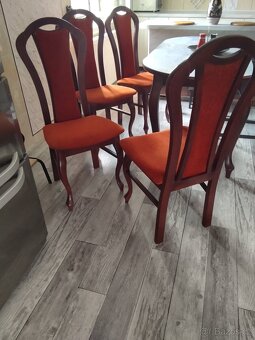 Skandinávské kuchyňské židle 6 kusů - 4