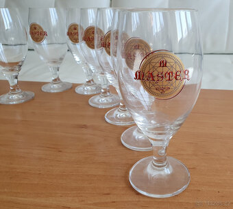 Pěkné poháry číše sklenice Master 0,3l, 10 kusů - 4