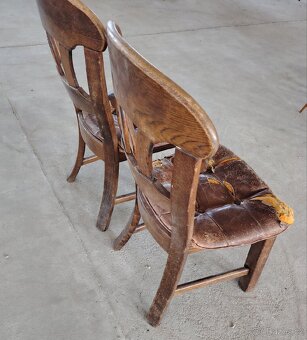 Masivní dubové židle - 4