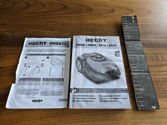 Akumulátorová robotická sekačka HECHT 5612 + stříška + nože - 4