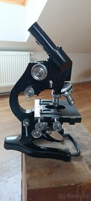 Starožitný mikroskop Wetzlar - 4