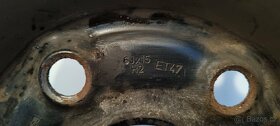 Plechový disk 6J x 15 ET 47 - 4