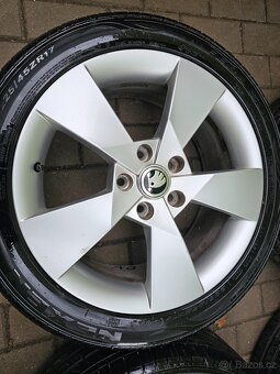 ALU kola letní Škoda 5x112 R17 Denom Octavia III - 4