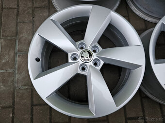 ALU kola disky Škoda 5x100 R17 Rapid Fabia 5JA - 4