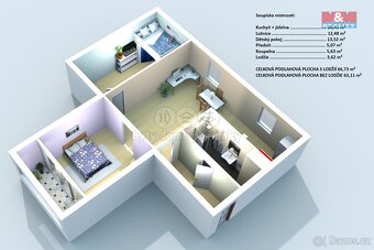 Prodej bytu 3+1, 64 m², Kolín, ul. Benešova - 4