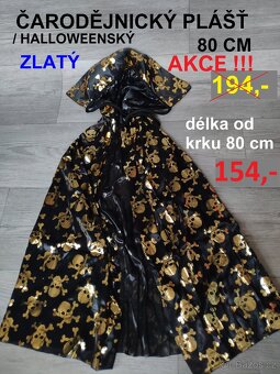 Čarodějnické pláště, sukně, sety.. SLEVY - 4