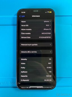 iPhone 12 Black 128GB, baterie 100% - 4