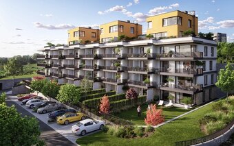 1KK Praha Řeporyje s terasou a předzahrádkou (zvýšené přízem - 4