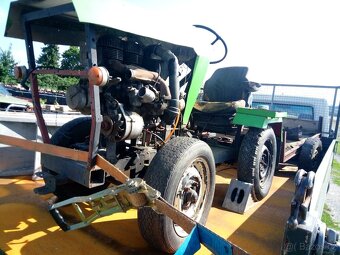 Malotraktor,traktor domací vyroby, trabant - 4