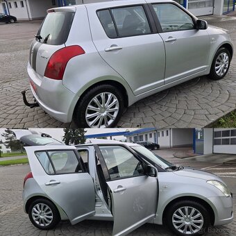 SUZUKI SWIFT 1,3 16v KLIMATIZACE, EL.OKNA, 154tis.km 2008 - 4