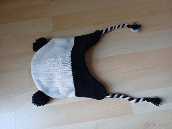 Zimní čepice panda - 4