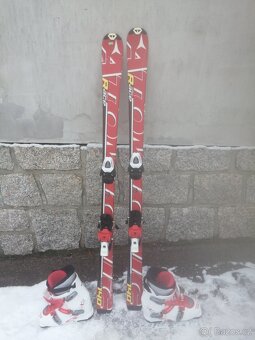 lyže atomic 140 + lyžáky 38 - 4