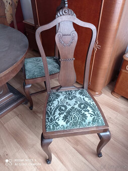 Starožitný stůl oválný - 4