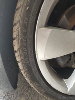 Alu kola Škoda R17 5x100 205/40 - 4