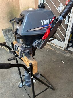 Lodni motor Yamaha 2.5hp 4t, kratka noha, top stav - 4