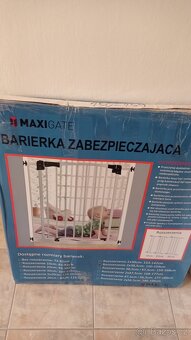 Dětská zábrana na schody - branka , rozpěrná bez vrtání - 4