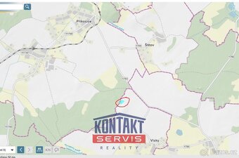Zemědělský pozemek v katastrálním území Vísky, ev.č. VŠ-7795 - 4