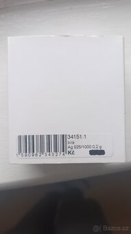 Dětské stříbrné náušnice Swarovksi - 4