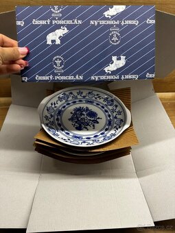 Sada 6 ks Talířů kupový s uchy 24,6 cm, Cibulák - 4