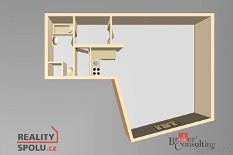 Pronájem, byty/1+kk, 53 m2, Trnkovo náměstí 1112/2, Hlubočep - 4