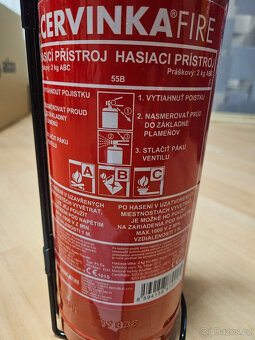Práškový hasicí přístroj 2 kg P2 vč. revize - 4