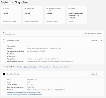 PC HP EliteDesk 800 - 4
