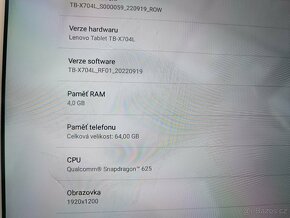 Lenovo Tab 4 10 Plus / 4GB RAM / 64GB uložiště / 4G-SIM - 4