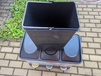 Koš na tříděný odpad 3x15 litrů - 4