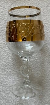 Prodám zlacené sklenice - 4
