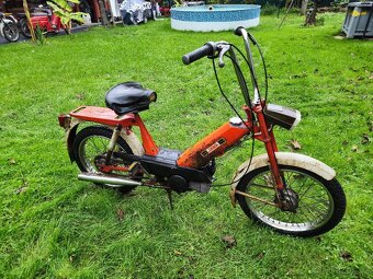 Babetta 207 s kartičkou, červená původní 4. - 4