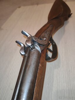 Starožitná perkusní brokovnice - TOP stav.. - 4