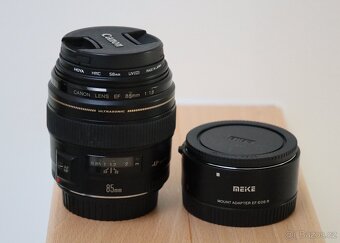 Prodám objektiv Canon EF 85/1,8 - 4