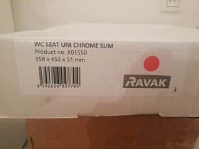 WC sedátko Ravak - Uni Chrom Slim - 4