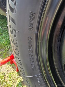Plechové disky 205/55 R16 - 5x112 VW,ŠKODA - 4