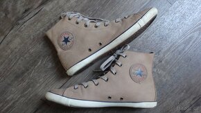 Dvoje vysoké kožené Converse v.38,5 - 4
