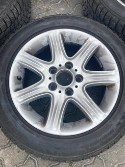 Alu disky 5x120 z vozu BMW řada 1, pneu zimní - 4