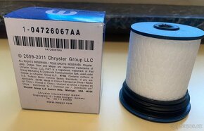 Jeep / Chrysler / DODGE RAM Palivový filtr 04726067AA ,MOPAR - 4