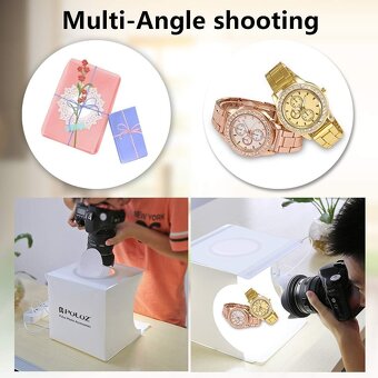 PULUZ světelný LED box mini foto studio 25x25cm nový - 4