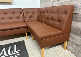 Rohová čalouněná lavice Praga - Soft - 4