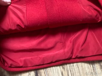 Červený podzimní kabát Esprit (vel. 40/42) - 4