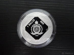 Stříbrná mince Obrněná technika - KV-1 proof - 4