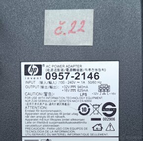 Zdroj k tiskárně HP č.22 32V,940mA-16V,625mA - 4