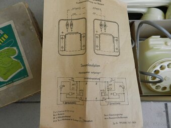 RETRO DĚTSKÉ TELEFONY - NORDFERN 60 léta DDR - 4