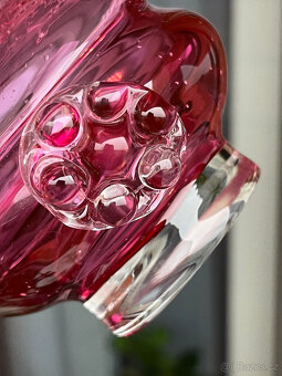 Miska 13 cm, hutní sklo, J. Taraba Lednické Rovne - 4