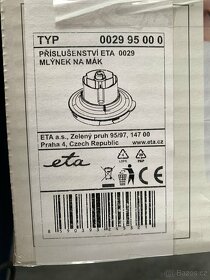 Přísl. k robotům - mlýnek na mák ETA 0029 95000 - 4