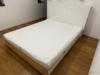 IKEA postel Mandal a čelo Brimnes - 4